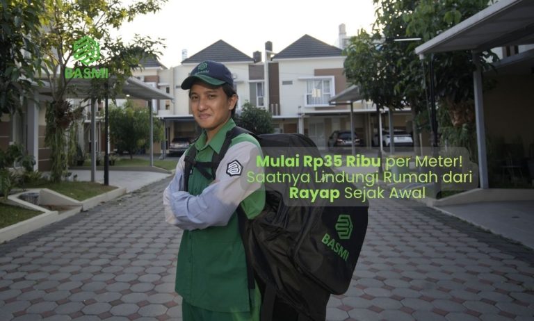Mulai Rp35 Ribu per Meter! Saatnya Lindungi Rumah dari Rayap Sejak Awal